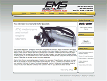 Tablet Screenshot of electricmotorsvc.com